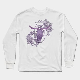 Geometric Goat Long Sleeve T-Shirt